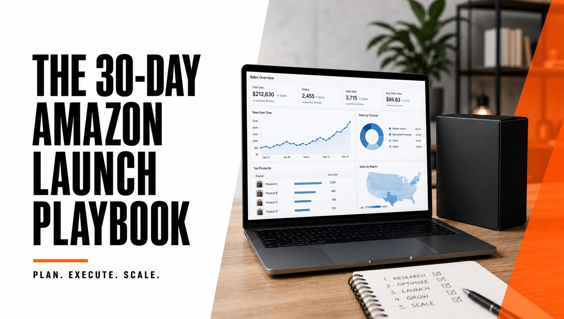 The 30-Day Amazon Product Launch Playbook We Use for Every New SKU - Xrowlix Amazon guide