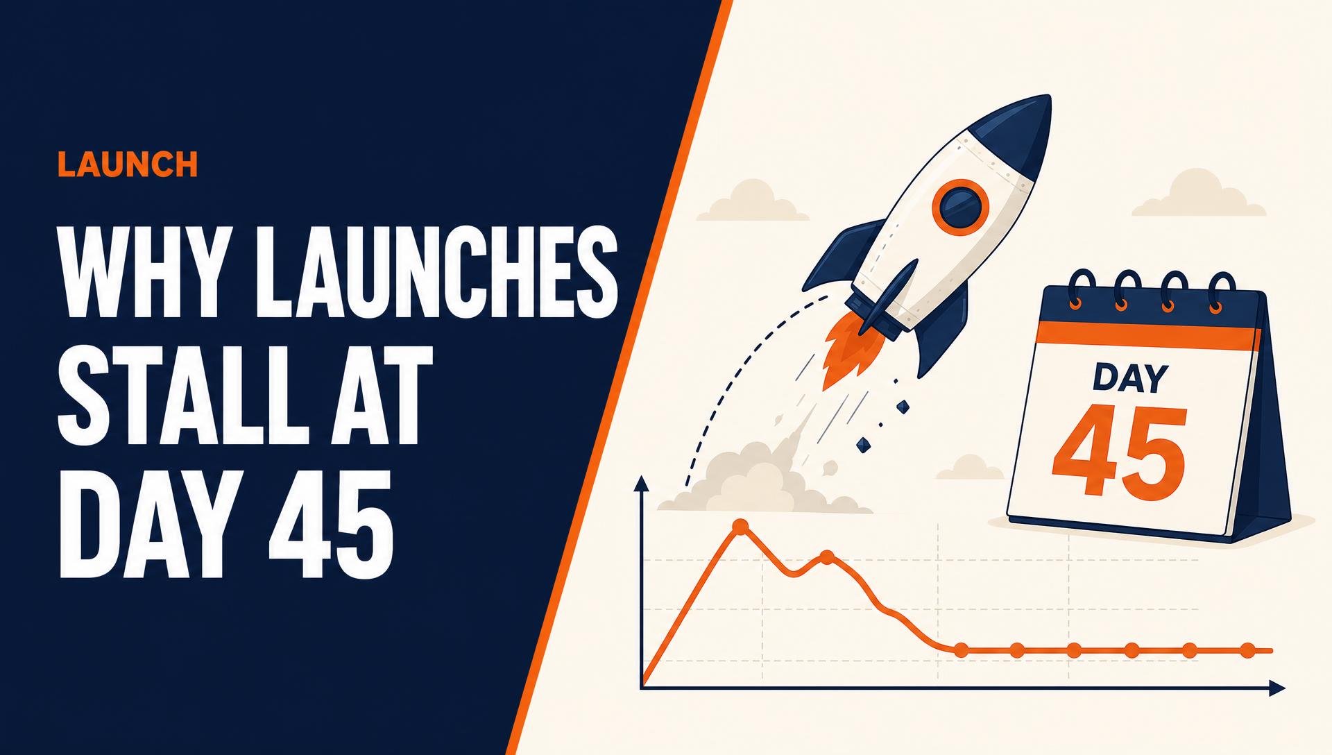 Why Most Amazon Launches Stall at Day 45 (and How to Prevent It)